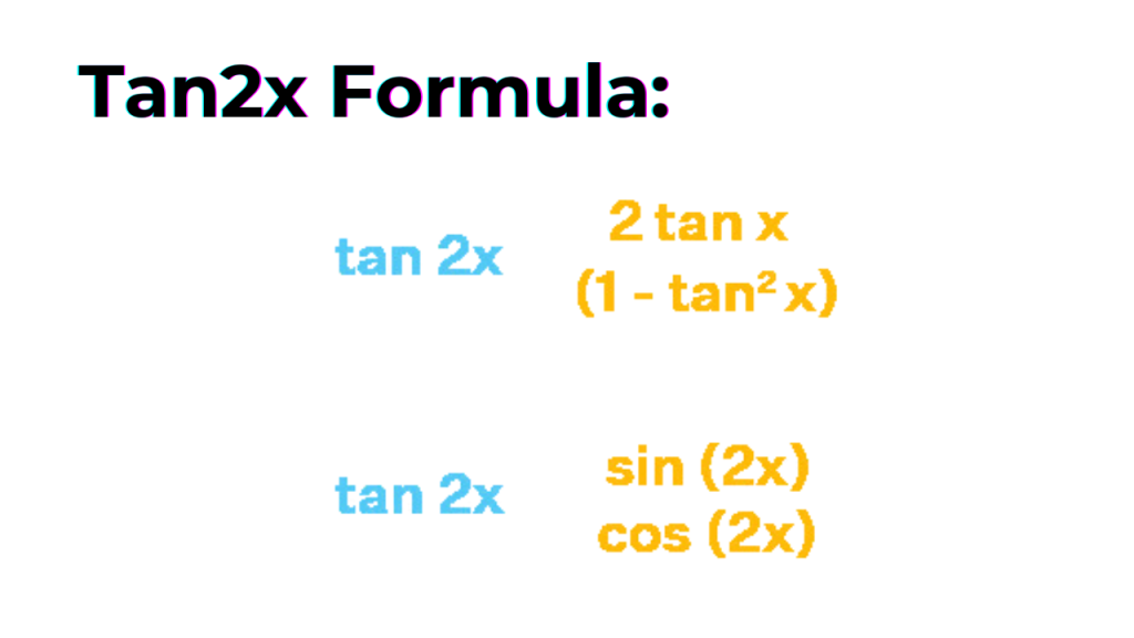 Tan2x Formula Explained: Simplify Trigonometric Problems with Ease