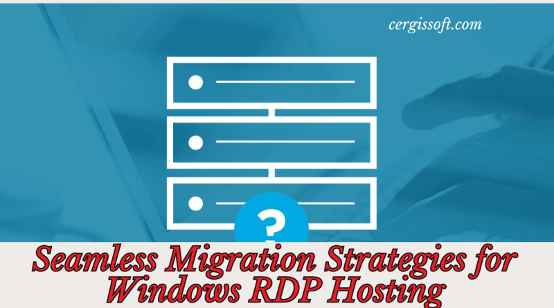 Windows RDP hosting migration with secure data transfer and minimal downtime.